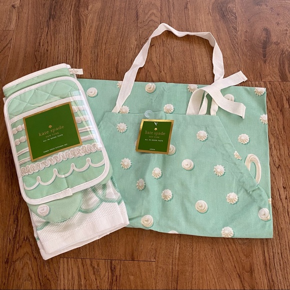 kate spade Other - New Kate Spade Apron Towel Oven Mitt Pot Holder